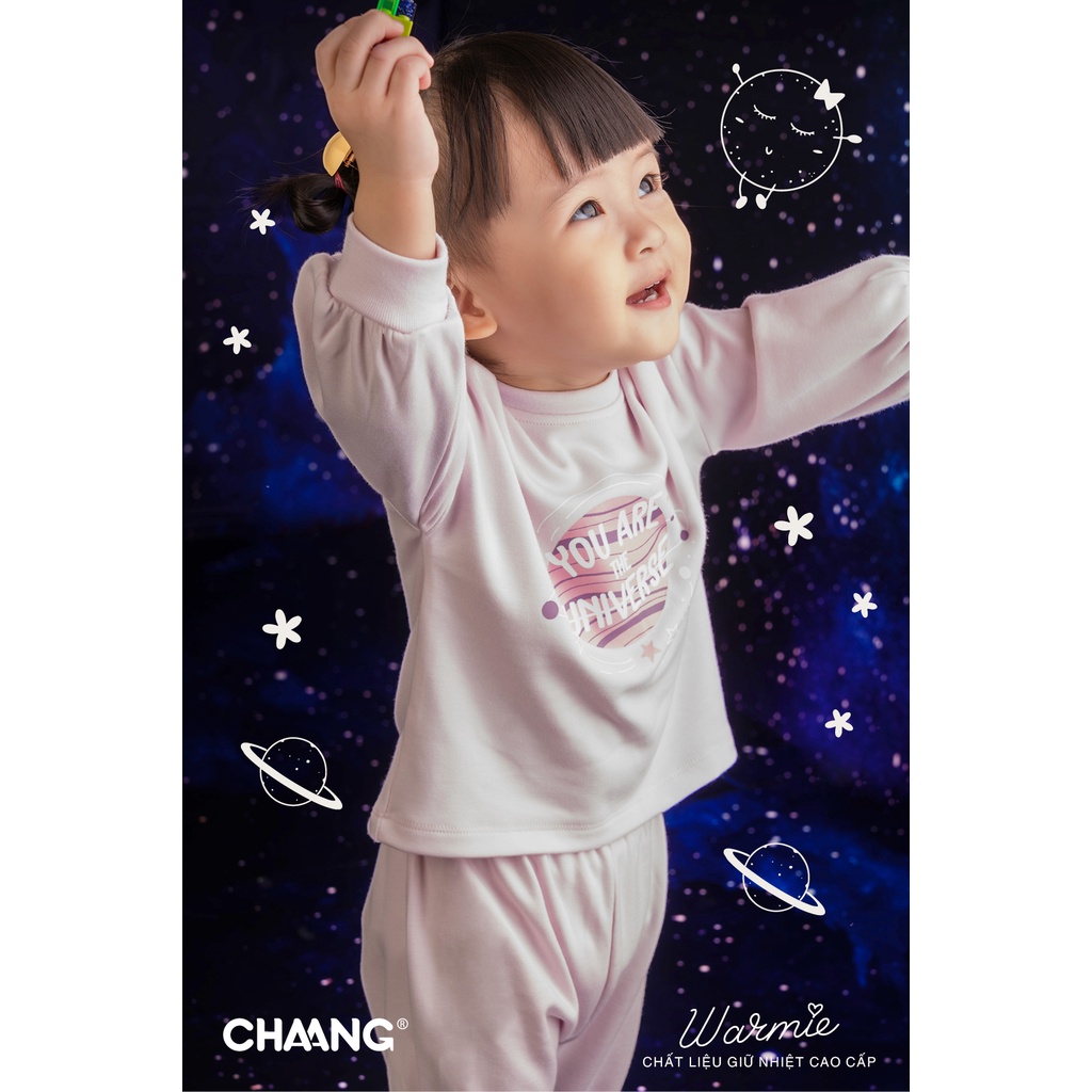 [CHAANG] Bộ dài tay raglan Cosmos tím lavender
