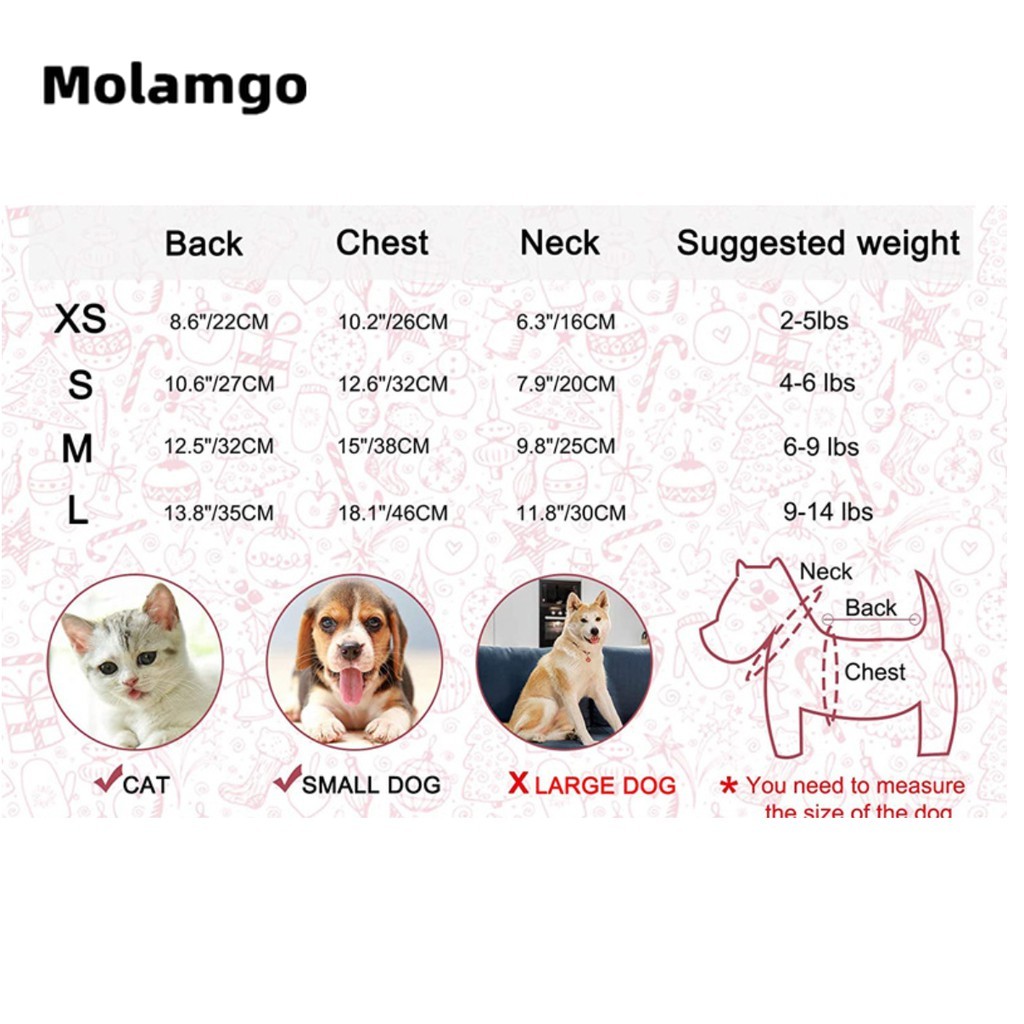 Áo Họa Tiết Giáng Sinh Dễ Thương Cho Thú Cưng