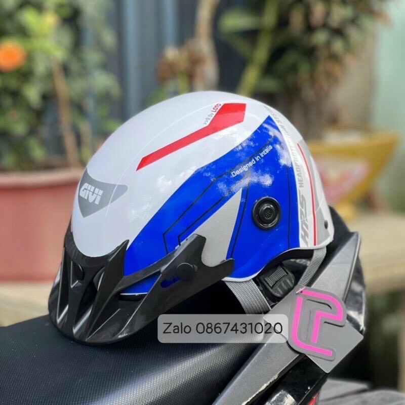 Nón Bảo Hiểm Nửa Đầu GI VI Moto - Nón givi bảo hiểm