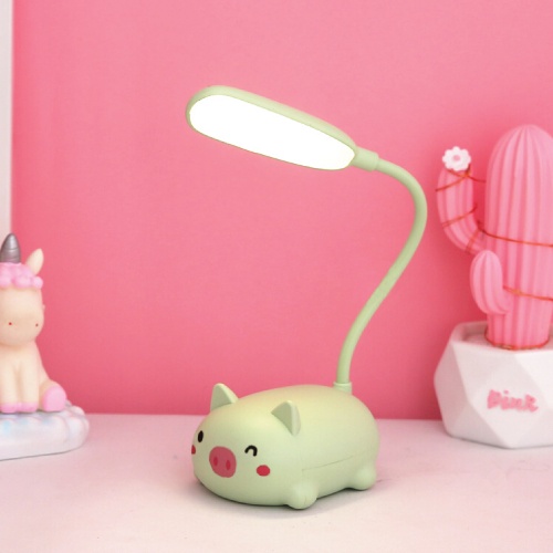 Đèn Học Led Chống Cận Tích Điện Không Dây, Sạc Pin, Để Bàn, Uốn Dẻo, Hình Thú Đáng Yêu, Đèn Để Bàn Đọc Sạch, Đèn Ngủ