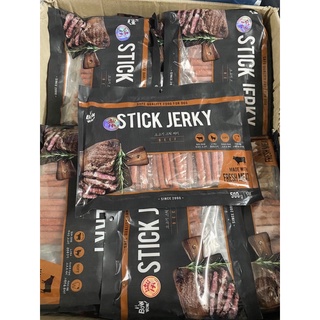 [ Gói to 500g ] Snack thịt que mềm Bowwow Stick Jerky cho cún 🐶