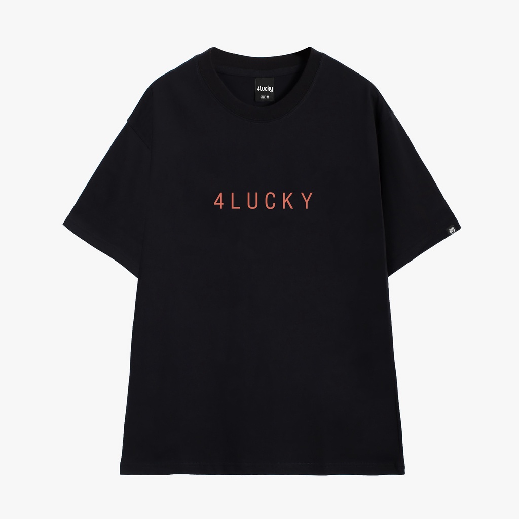 Áo thun trơn unisex 4lucky 6035 - tay lỡ form rộng oversize streetwear