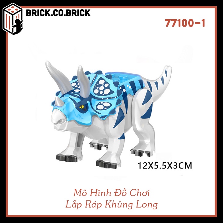 Dinosaur Park Khủng Long Mô Hình Đồ Chơi Lắp Ráp Công Viên Khủng Long T Rex 77100