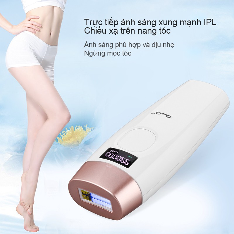 Thiết Bị Tẩy Lông Ckeyin MT097 Công Nghệ IPL Hiệu Suất Cao Không Gây Đau Giúp Trẻ Hóa Da Với 990000 Lần Đèn Chớp | BigBuy360 - bigbuy360.vn