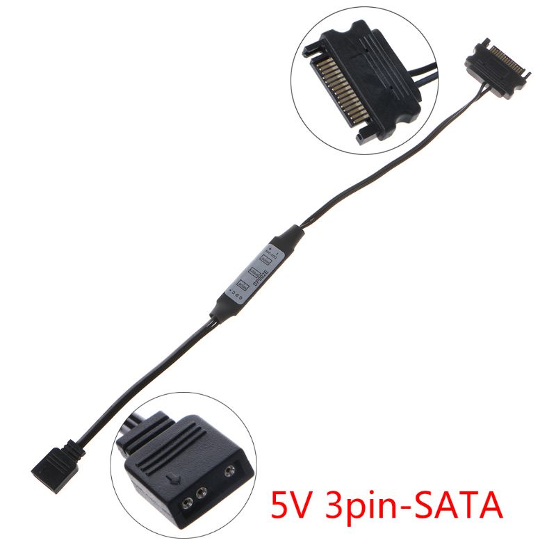 Bộ Điều Khiển Đèn A-RGB DC5V 3Pin / DC12V 4Pin Cho Thiết Bị Quạt Aura