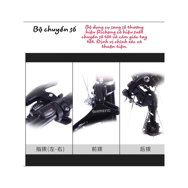 Xe đạp ICOLOUR  thể thao 24inch 26inch dành cho Nam Nữ