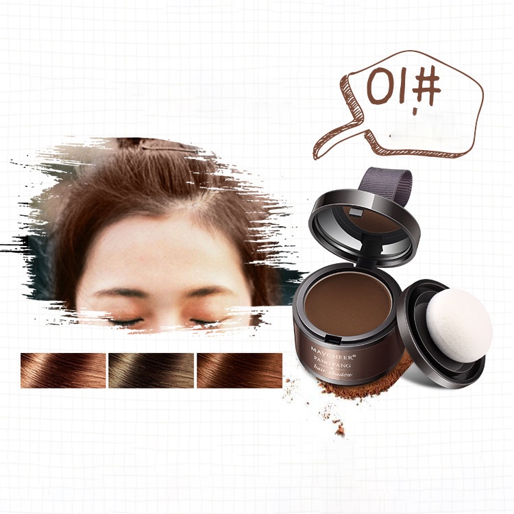 Phấn phủ che khuyết điểm tóc Maycheer Pang Pang Hair Shadow chấm hói che chân tóc HALOMI
