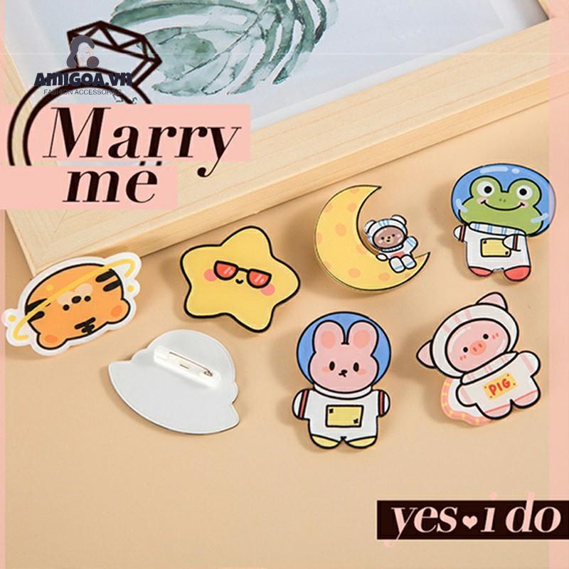 ✨✨Trâm Cài Áo Hình Động Vật Hoạt Hình Dễ Thương