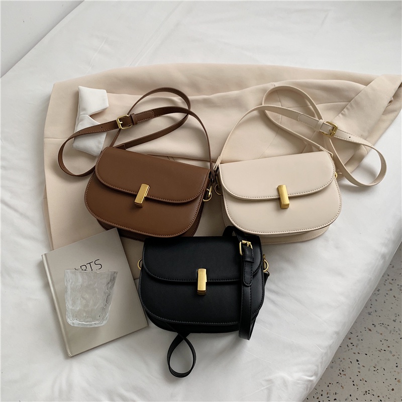 Túi xách nữ túi đeo chéo da PU thiết kế basic thời trang công sở hàng Quảng Châu cao cấp 1999store_official