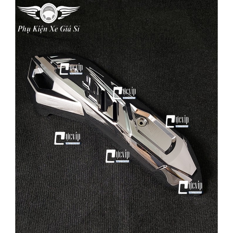Ốp Pô Xe AirBlade 2021 (2013 - 2021), Vario 2015 - 2017 Xi Mạ Crom MS2469