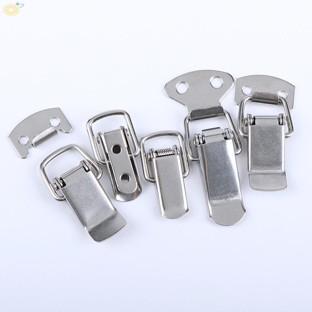 【VARSTR】48PCS Stainless Steel Toggle Latch Catch Clamp Spring Loading Case Buckle Clip Qwoznz RzrkLJSi zKVvlz