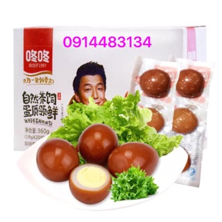 COMBO 5 GÓI TRỨNG CÚT MUỐI XÌ (1 gói 3 quả trứng)