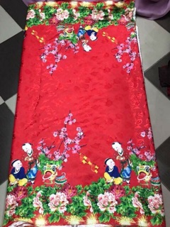 Áo dài cách tân mẹ và bé pha lưới