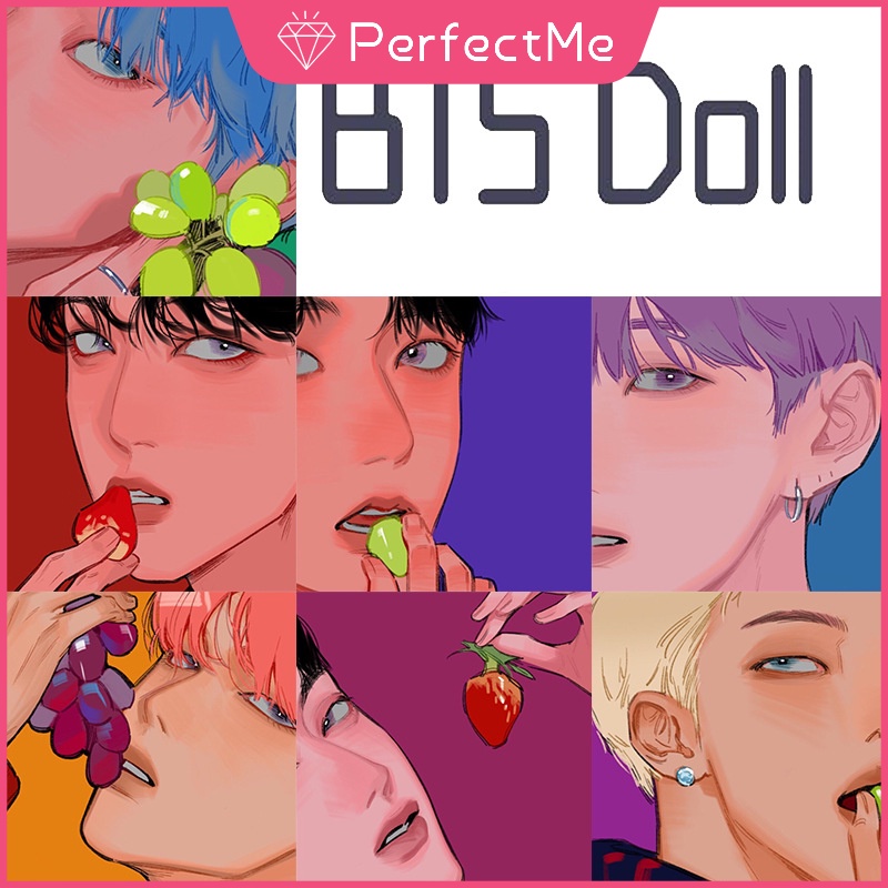 Tranh Đính Đá 5D Tự Làm Hình BTS 30x30cm