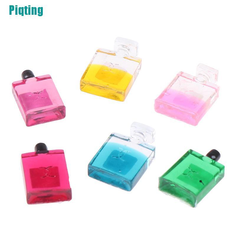 [Piqting] 6 Lọ Nước Hoa Trang Trí Nội Thất Nhà Búp Bê Tỉ Lệ 1: 12