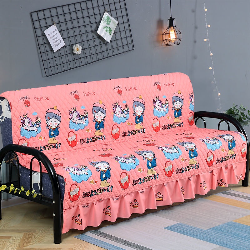 Bọc Sofa Gấp Phổ Thông Bọc Sofa Giường đơn Giản Bọc Sofa Giường Sắt Phổ Thông Bọc Ghế Sofa Sắt Bốn Mùa Phổ Thông Dày Phủ Bụi Sofa