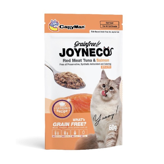 60g - Pate cho mèo không tinh bột Joyneco Grain Free thương hiệu Nhật
