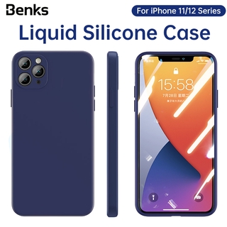 BENKS Ốp Lưng Silicone Mềm Chống In Dấu Vân Tay Cho Iphone 12 Mini Pro Max 12