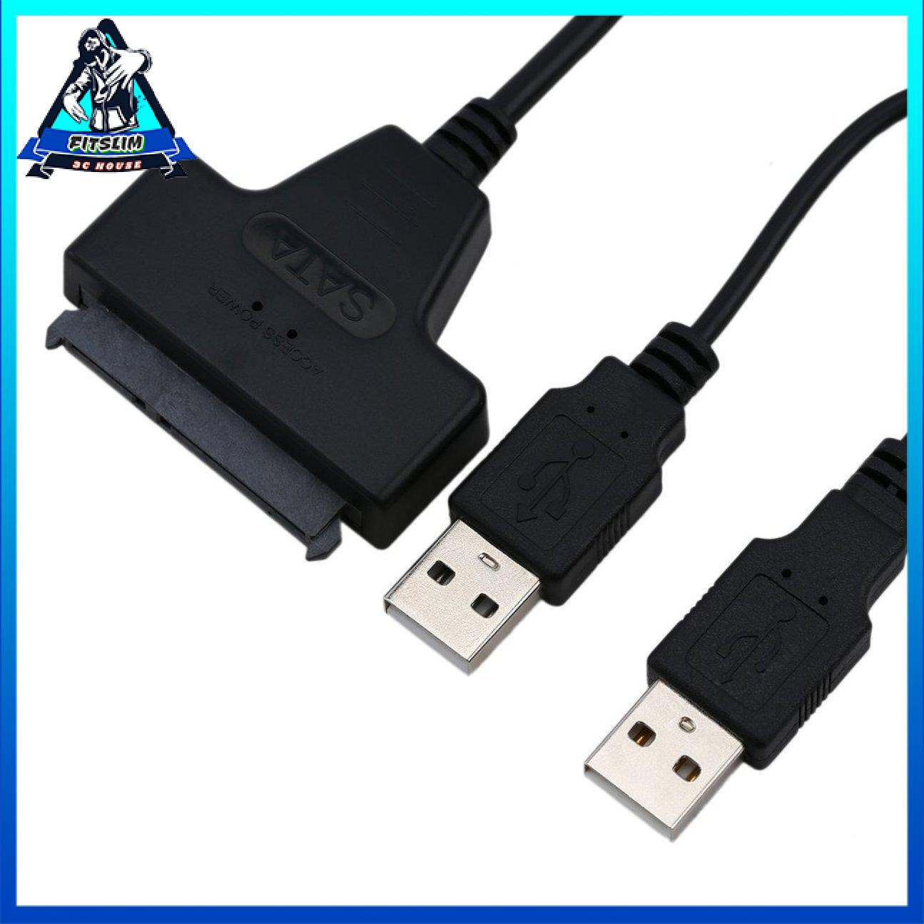 Cáp USB2.0 đến SATA 22Pin cho Ổ cứng thể rắn HDD 2,5 inch