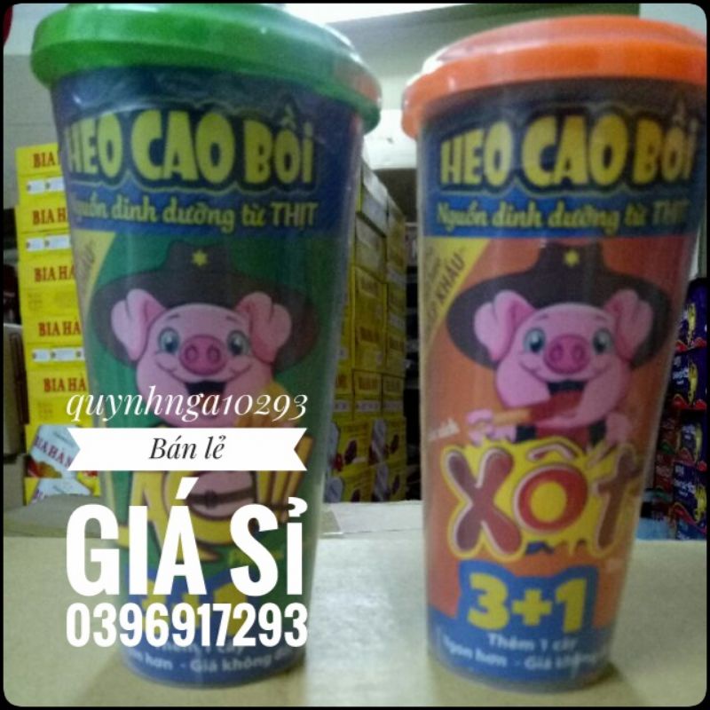 Xúc xích heo Cao Bồi 3 + 1