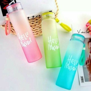 Bình nước thuỷ tinh Hello Master 420ml