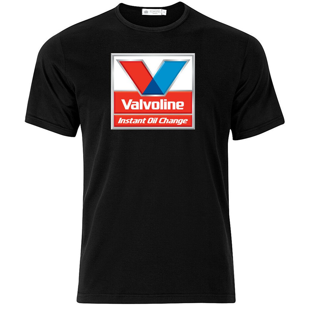 Áo Thun Cotton Cổ Tròn In Họa Tiết Valvoline Cho Nam