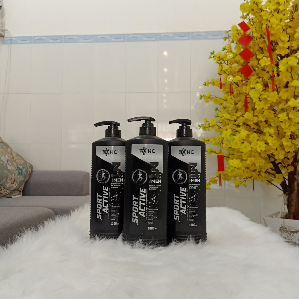 Sữa tắm nam HC For Men 3 in 1