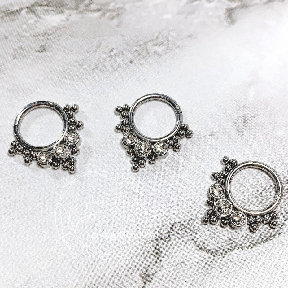 Khuyên tai Daith Tragus mũi Septum loại 1 siêu đẹp