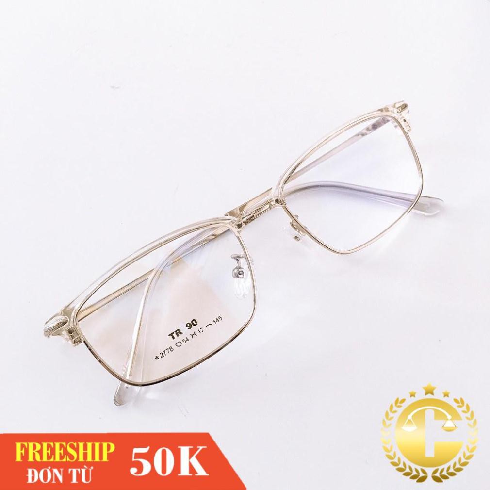 Gọng kính dáng nhỏ 2778 -gọng kính giả cận thời trang nhận cắt mắt cận viễn loạn