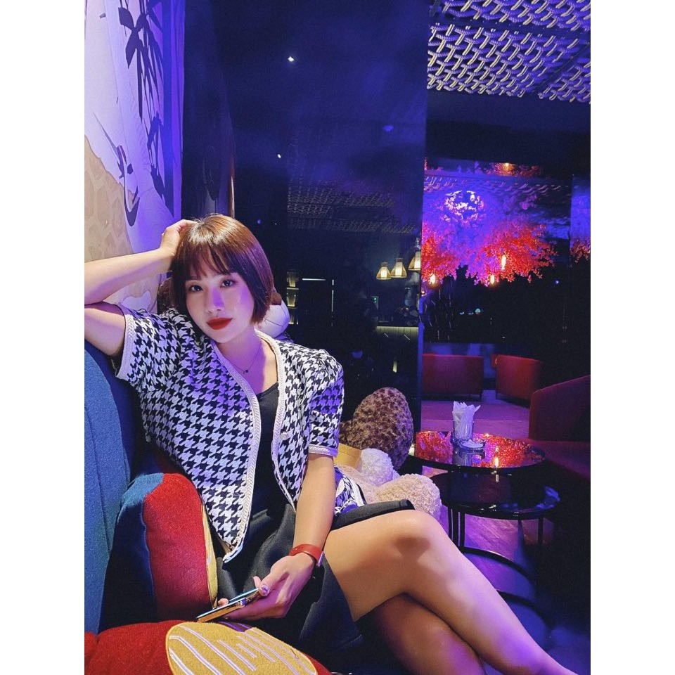 Áo kiểu Bigsize Caro AK0006 - ĐEN TRẮNG  Đủ size từ 50-85KG | BigBuy360 - bigbuy360.vn