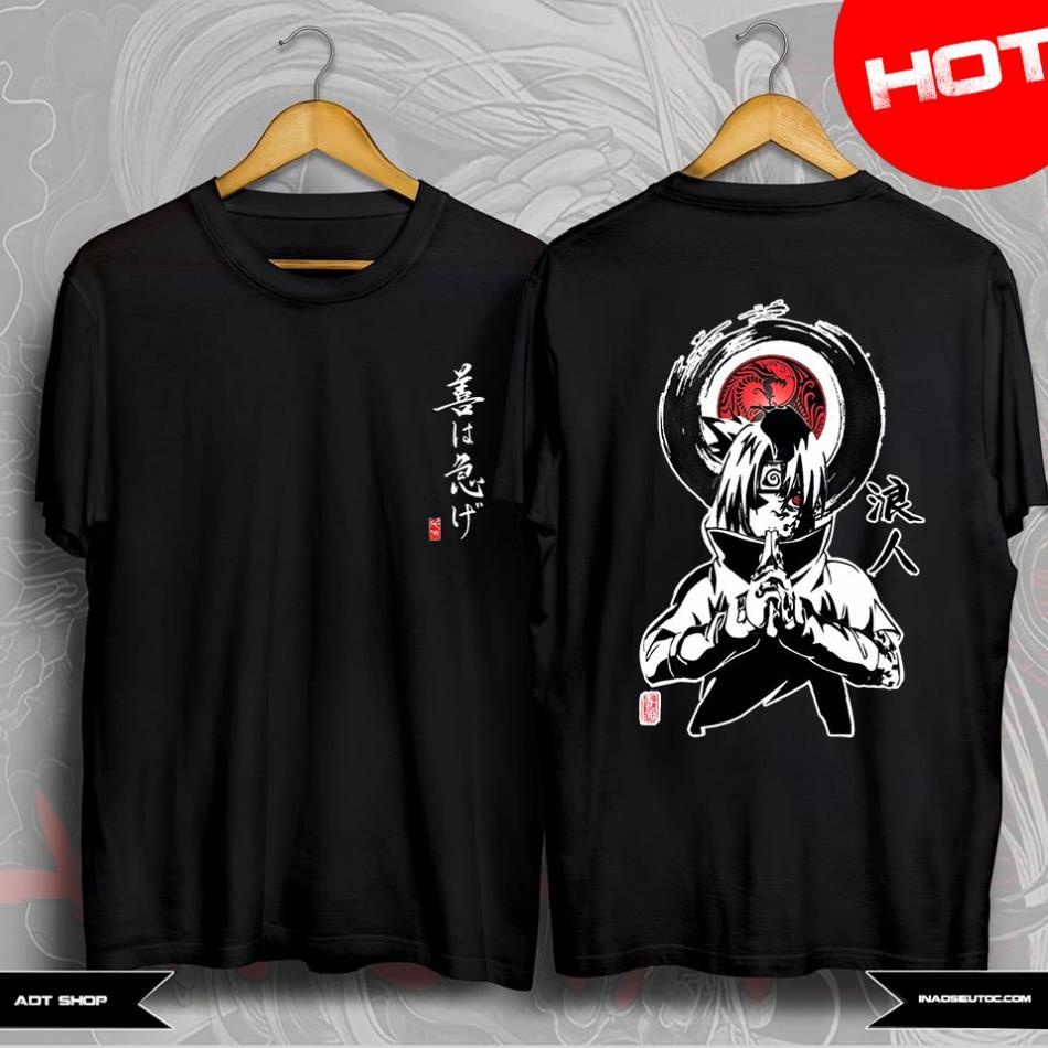 🔥HOT🔥 áo phông Sasuke uchiha - áo Naruto - One Piece - Anime cực chất siêu đẹp !