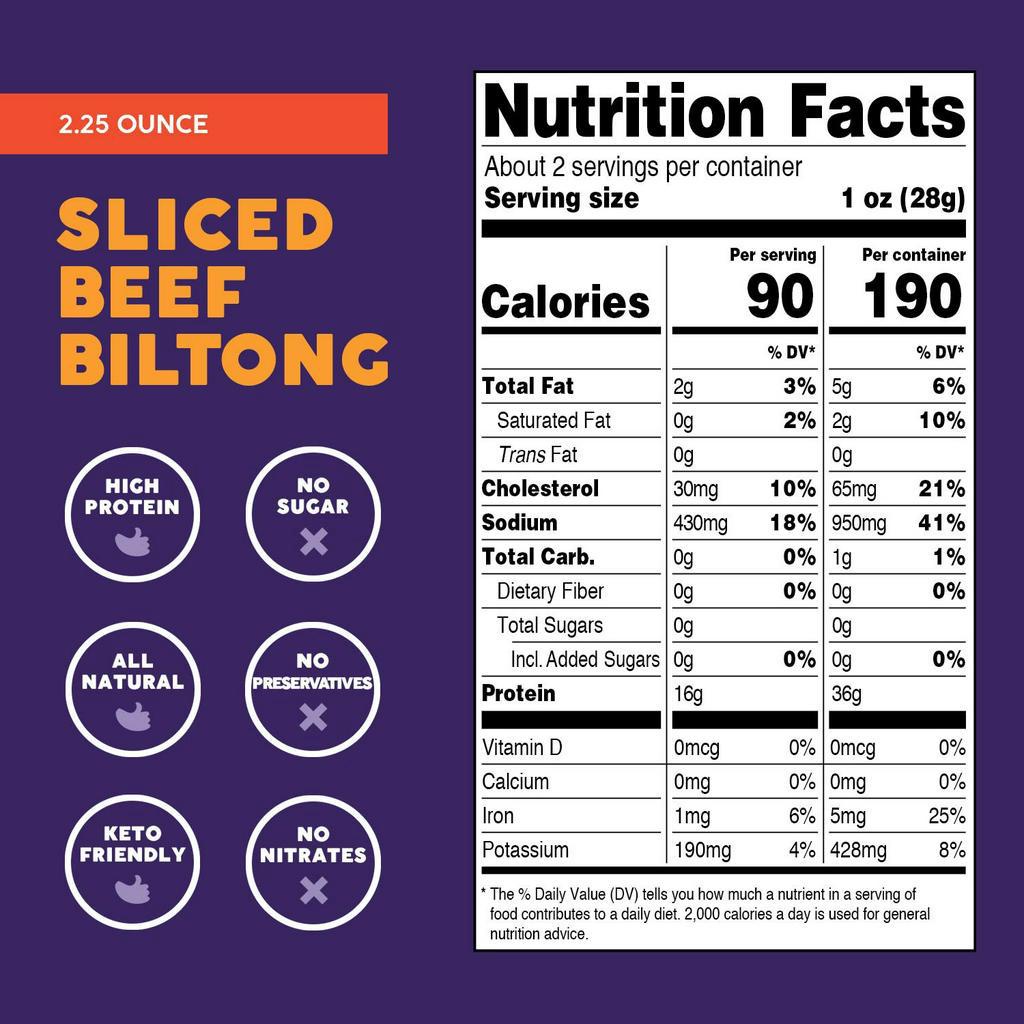 Thịt bò khô không đường Stryve Beef Jerky đủ vị : Made in USA