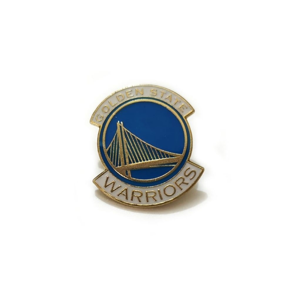 Huy Hiệu Kim Loại Hình NBA Lakers Warriors Heat Nets Spurs Celtics Bucks Clippers
