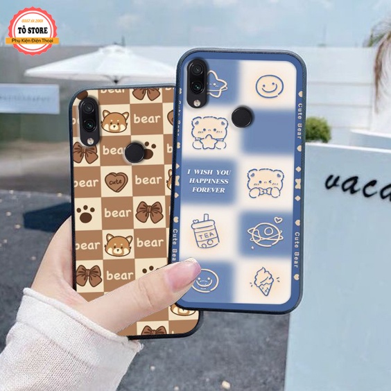 Ốp lưng Huawei Nova 3 / Nova 3i / Nova 3e / Nova 4e in hình gấu ngộ nghĩnh , tinh nghịch , ốp lưng giá rẻ