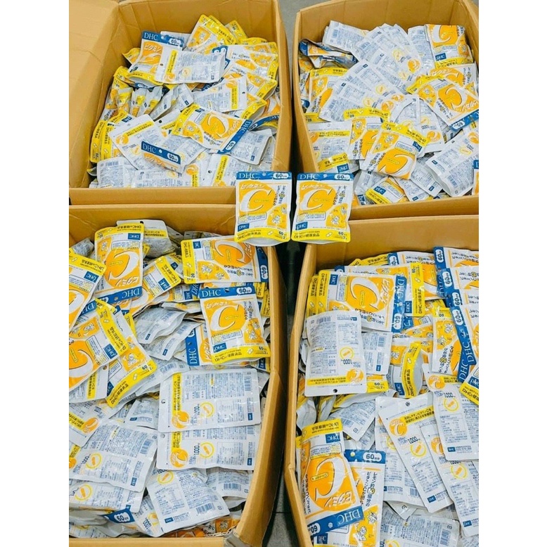Viên Uống Vitamin C DHC Nhật Bản 120 Viên  60 ngày sáng da, mờ thâm, tăng đề kháng