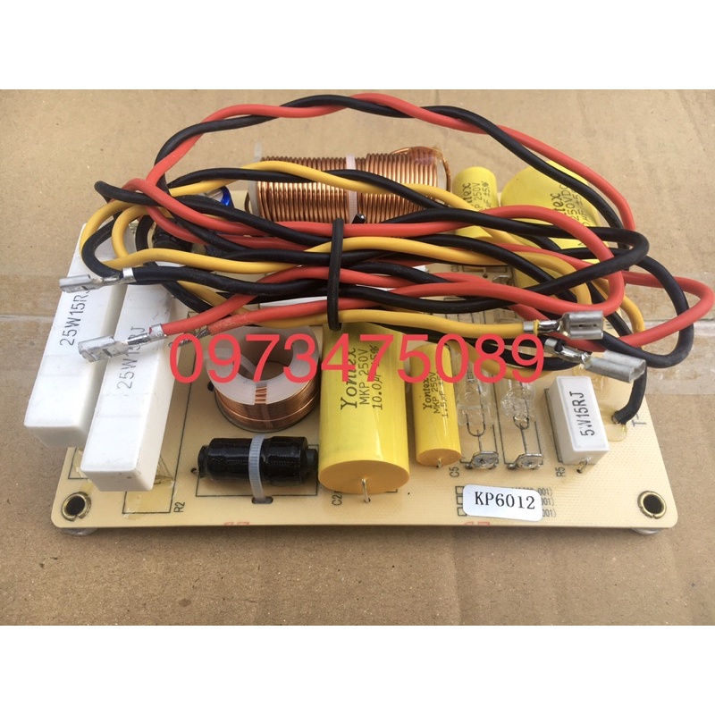 MẠCH PHÂN TẦN 2 LOA.1 BASS 1 TREBLE JB KP6012.Xịn Sò..