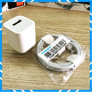 Combo Củ sạc A21 + cáp Foxcom cao cấp dùng cho iPhone 5,6,7,8