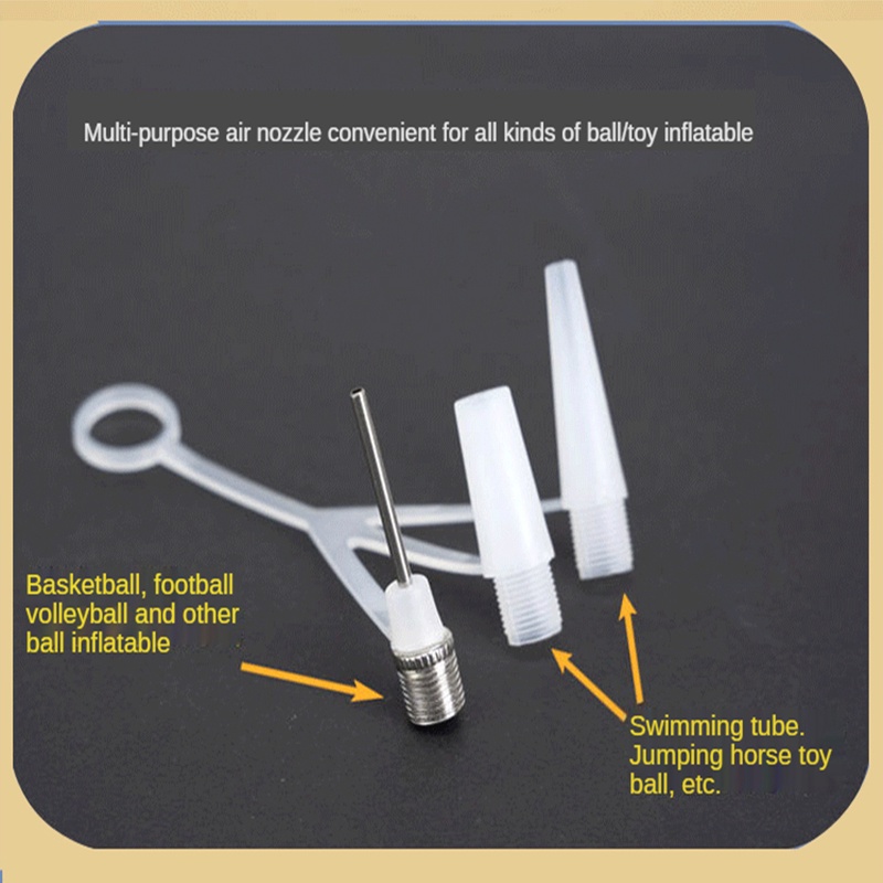 1 Bộ Ống Bơm Bằng Thép Không Gỉ Thiết Thực Cho Bơm Bóng Đồ Dùng Xe Đạp Làm Quà Tặng Tốt Nhất