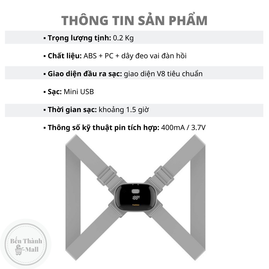 Freeship đai chống gù lưng induction pose ip30 thế hệ mới báo rung điện tử - ảnh sản phẩm 2