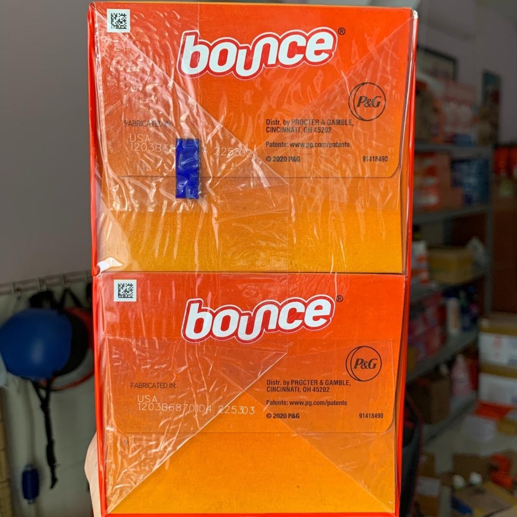 Giấy thơm Bounce hộp 160 tờ lốc 320 tờ Giấy sấy thơm quần áo và làm mềm vải, hạn chế tĩnh điện