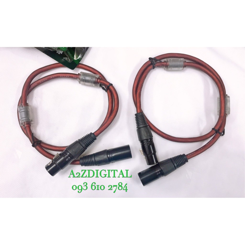 DÂY JACK CẮM Canon  1 ĐẦU CANON ĐỰC - 1 ĐẦU CANON CÁI