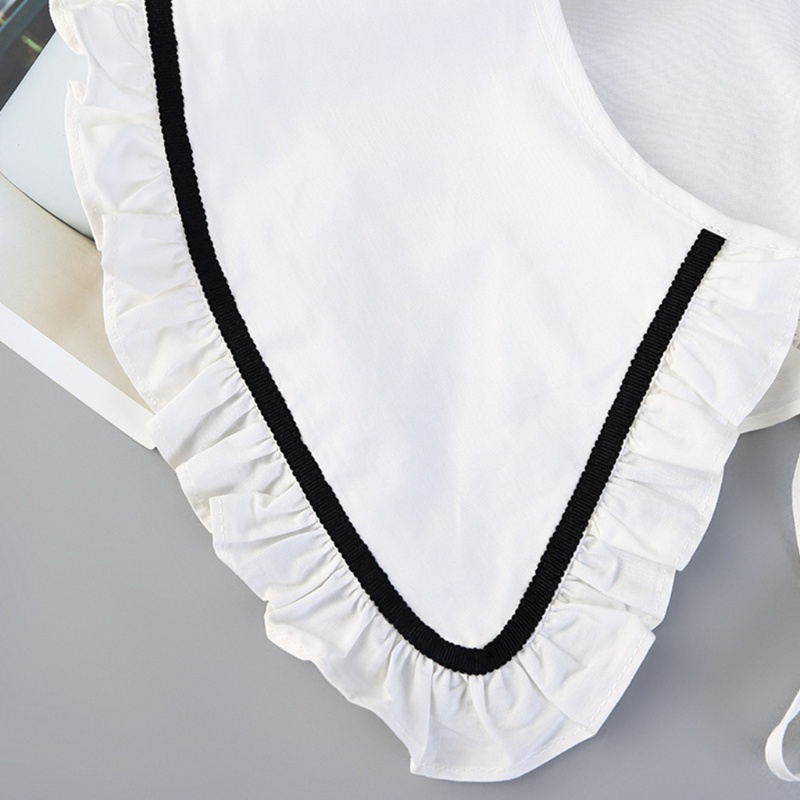 Cổ áo sơ mi giả màu trắng thời trang cho nữ