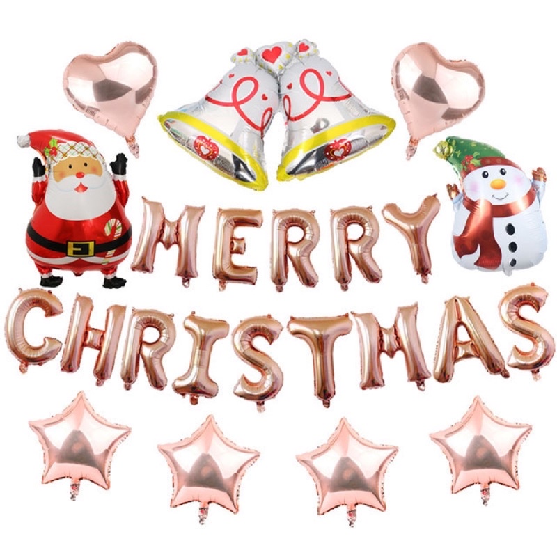Bộ 14 Chữ MERRY CHRISTMAS (Giáng Sinh)