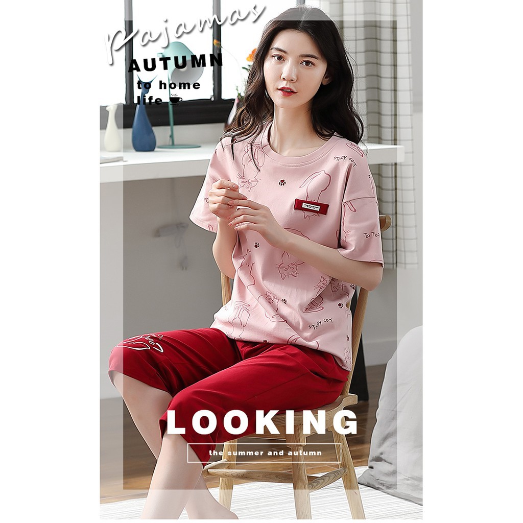 Đồ bộ, đồ mặc nhà nữ chất thun cotton 100% cực dễ thương-MH5067 | BigBuy360 - bigbuy360.vn