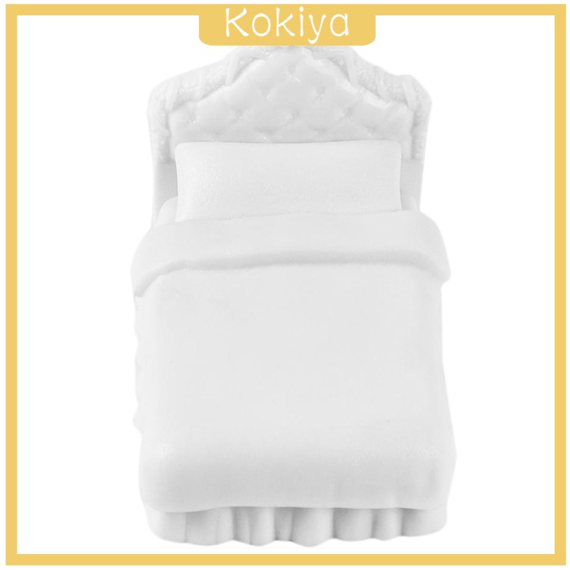 Giường Ngủ Mini Tỉ Lệ 1 / 25 G Trang Trí Nhà Búp Bê