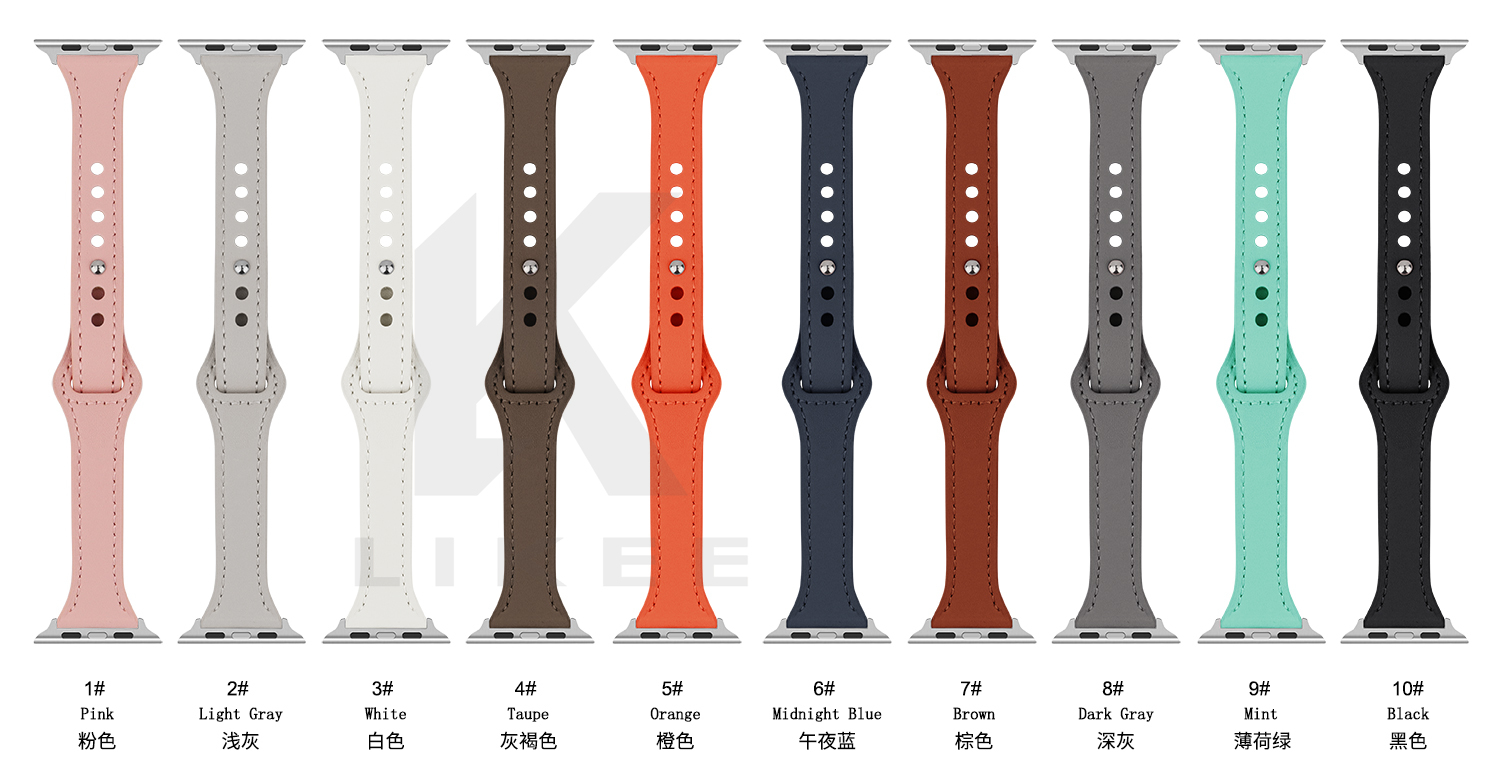 Dây đeo đồng hồ da mỏng Genius dành cho Apple Watch Strap Dây đeo iWatch Band 38mm 40mm 42mm 44mm Dòng dây đeo cổ tay có thể thay thế siêu mỏng SE / 6/5/4/3/2/1 dành cho Nữ Cô gái Nữ Nữ Nam Nam Unisex