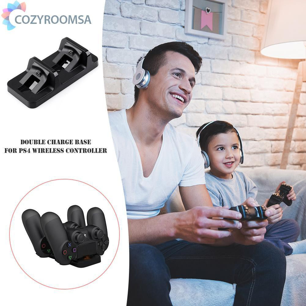 Đế Sạc Đứng Hai Cổng Usb Cho Tay Cầm Chơi Game Ps4 Không Dây