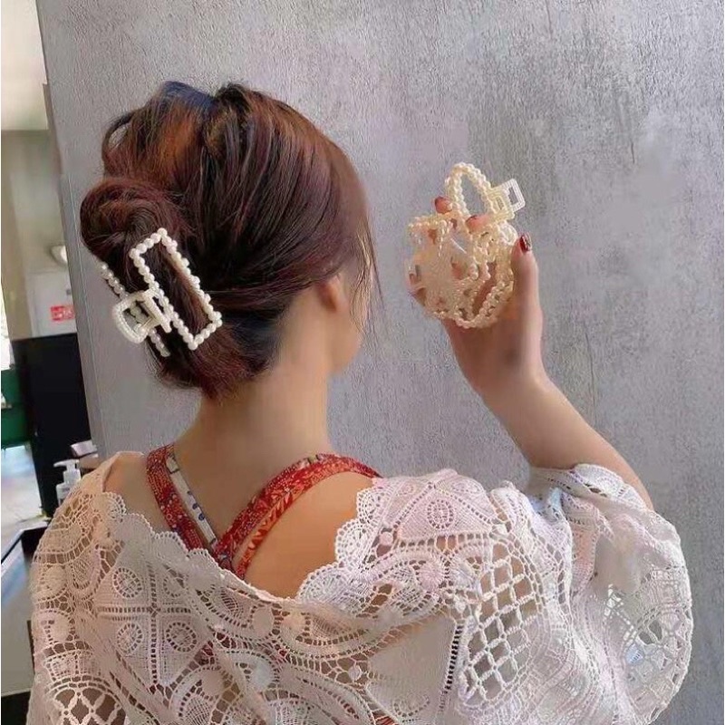 Kẹp tóc càng cua nhựa nhiều kiểu phong cách hàn quốc