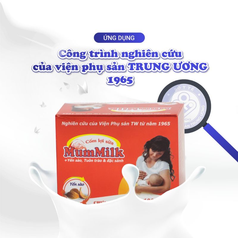 Cốm lợi sữa MUMMILK YẾN SÀO - Tuôn trào &amp; đặc sánh hộp 20 gói