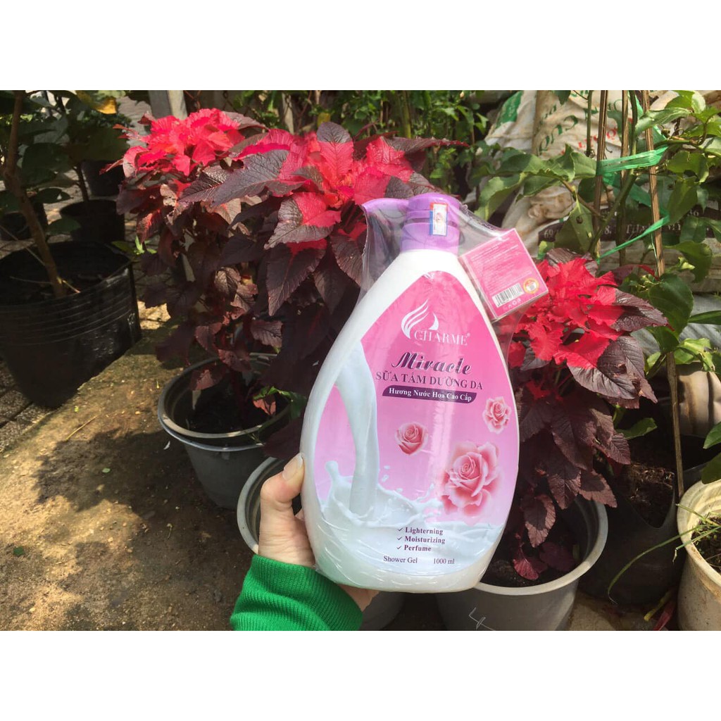 Sữa Tắm Cham 1000 ml Hương Nước Hoa tặng nước hoa 10 ml